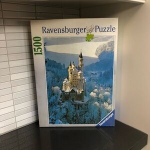 “Neuschwanstein in Winter” Ravensburger 1500 piece puzzle 162192